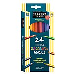 24-Count Sargent Art Triangle Colored Pencils $4.40 + Free Shipping w/ Prime or on orders $35+