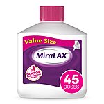 45-Count MiraLAX Gentle Constipation Relief Laxative Powder $15.80 w/S&amp;S + Free Shipping w/ Prime or on orders $35+