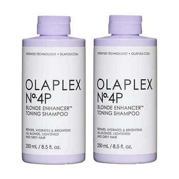 Olaplex No. 4P Blonde Enhancer Toning Shampoo 8.5 fl oz Each, 2-pack