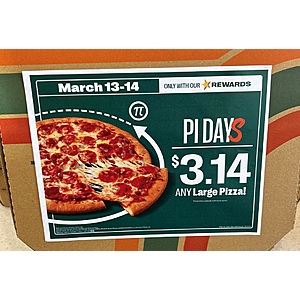 7-Eleven Any Pizza $3.14 on March 13 & 14