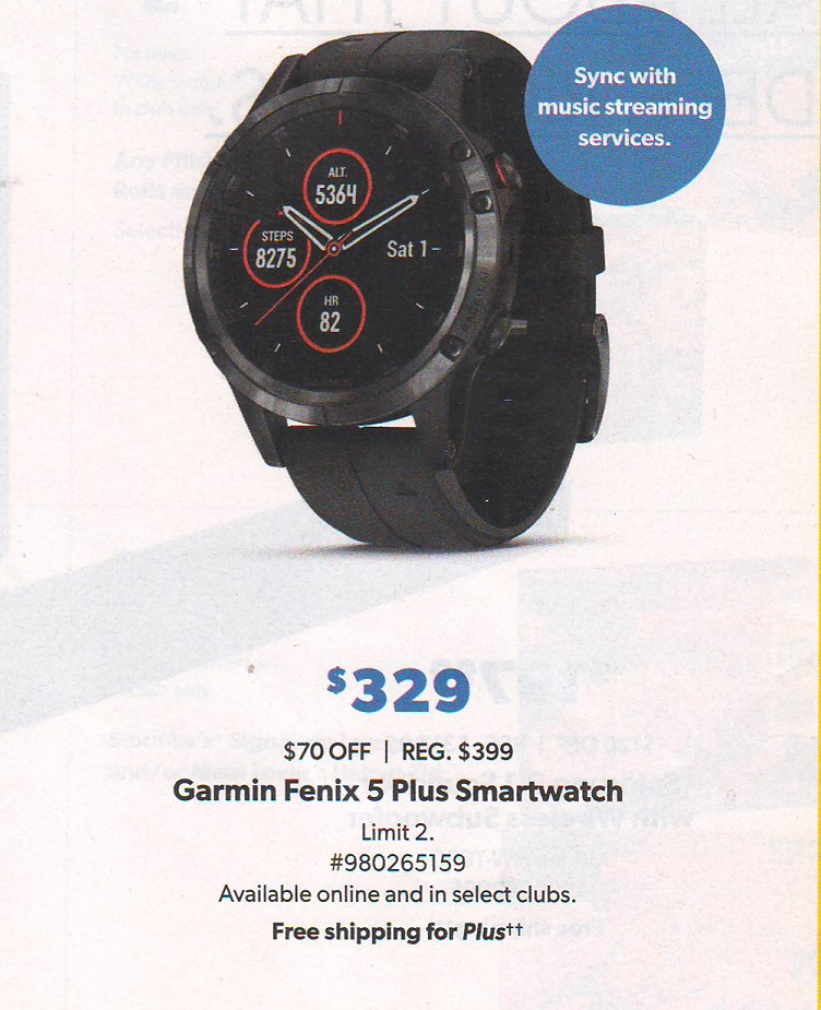 sam's club garmin