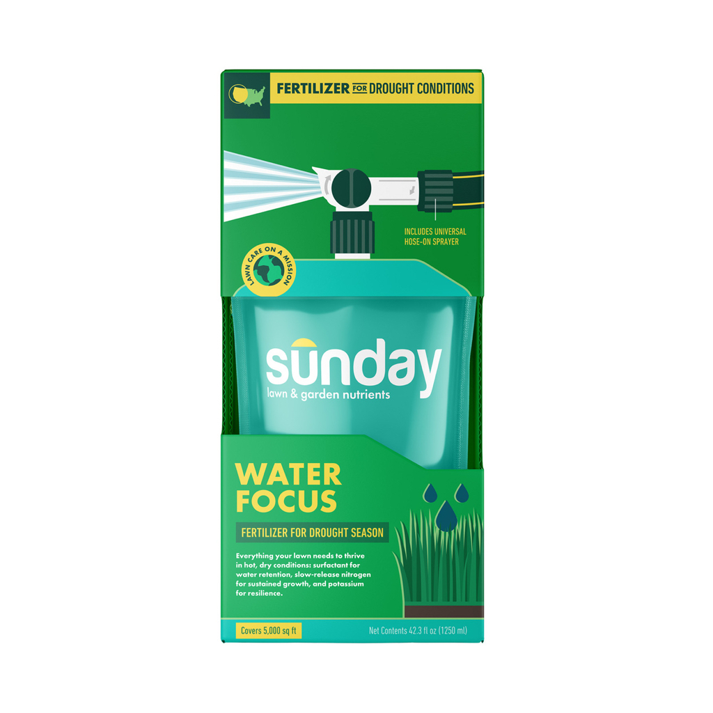 Sunday Water Focus Lawn Fertilizer for Drought Season (18-0-3) 42.3 oz  YMMV