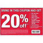 OfficeMax 20% off total purchase coupon 10/13/2013 - 10/19/2013 (in-store and online, exclusions apply)
