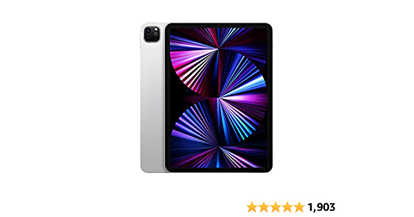 2021 Apple 11-inch iPad Pro (Wi‑Fi, 256GB) - Silver - $799.99