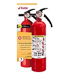 Kidde FA110G Basic Use Fire Extinguisher with Bracket &amp; Strap, 1-A:10-B:C, Dry Chemical, One-Time Use, FS $17
