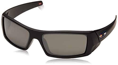 Oakley Men's OO9014 Gascan Rectangular Sunglasses, Matte Black Colorado Icon/Prizm Black, 60 mm $59
