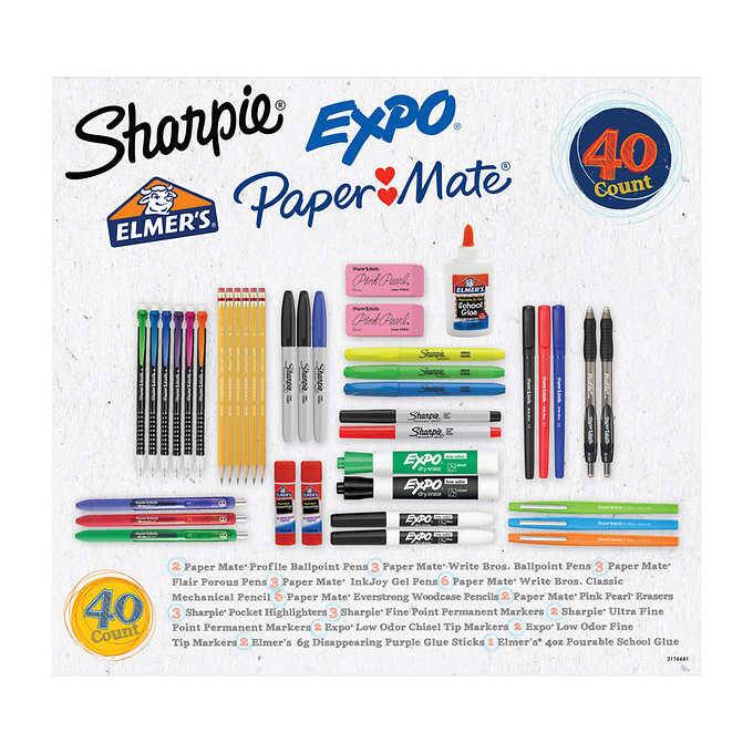 School Supplies Variety Pack, 40-count - **IN STORE** $10.99 at Costco