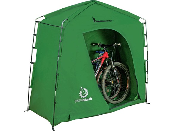 YardStash Bike Storage Tent Heavy Duty, Outdoor, Portable Shed Cover for Bikes, Lawn Mower, Garden Tools $89.99