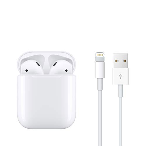 Apple AirPods (2nd Generation) Wireless Earbuds with Lightning Charging Case Included. Over 24 Hours of Battery Life, Effortless Setup. Bluetooth Headphones for iPhone $99.99