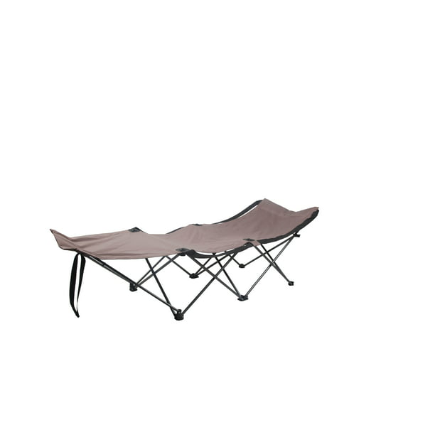 Ozark Trail 73 inches x 23 inches, Adult Collapsible Camping Cot, Beige (Regular) - $29.97