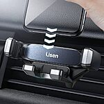 LISEN Car Vent Phone Mount for Car Phone Holder Upgraded Metal Hook Clip Air Vent Cell Phone Holder Mount Auto Lock - $6.60