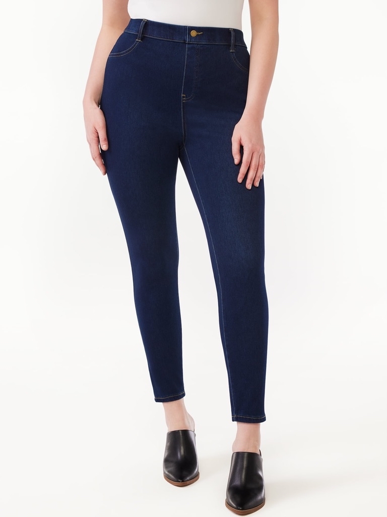 Time and Tru Women's High Rise Jeggings, 29" Inseam, Sizes XS-XXXL - $9.99