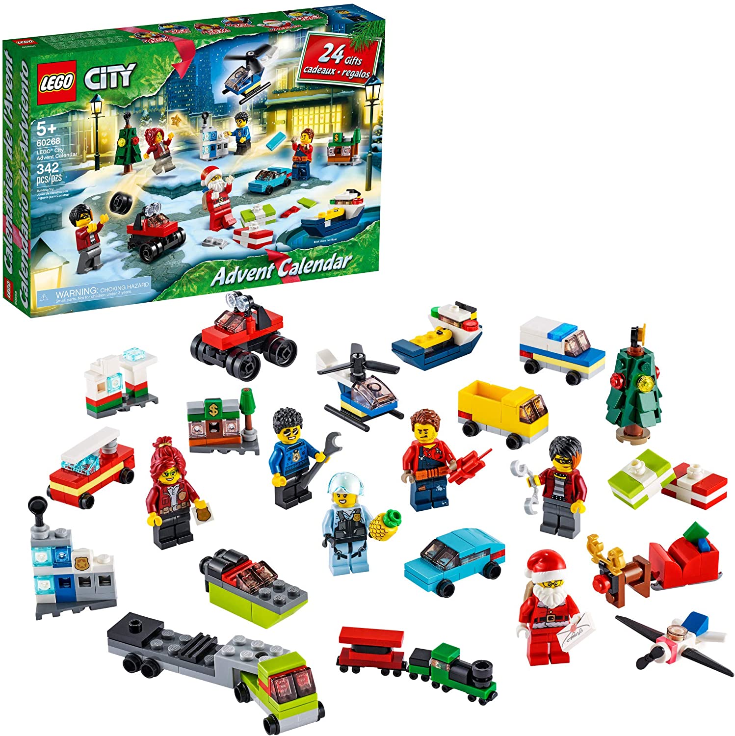 LEGO City Advent Calendar 60268 Playset,New 2020 (342 Pie) $19.99