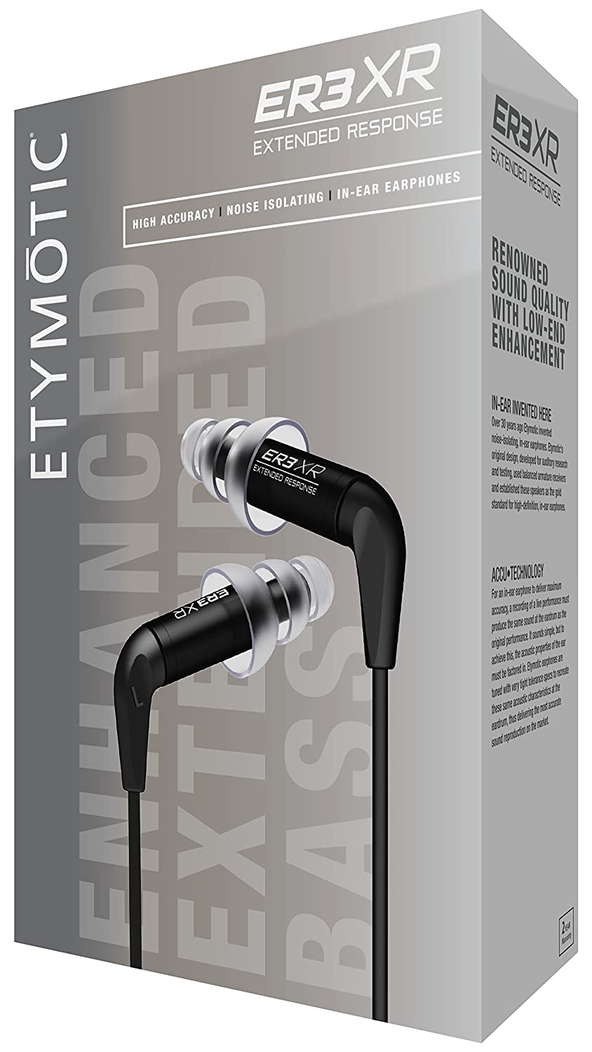 Etymotic ER3XR Extended Response Balanced Armature In-Ear Earphones $94.27