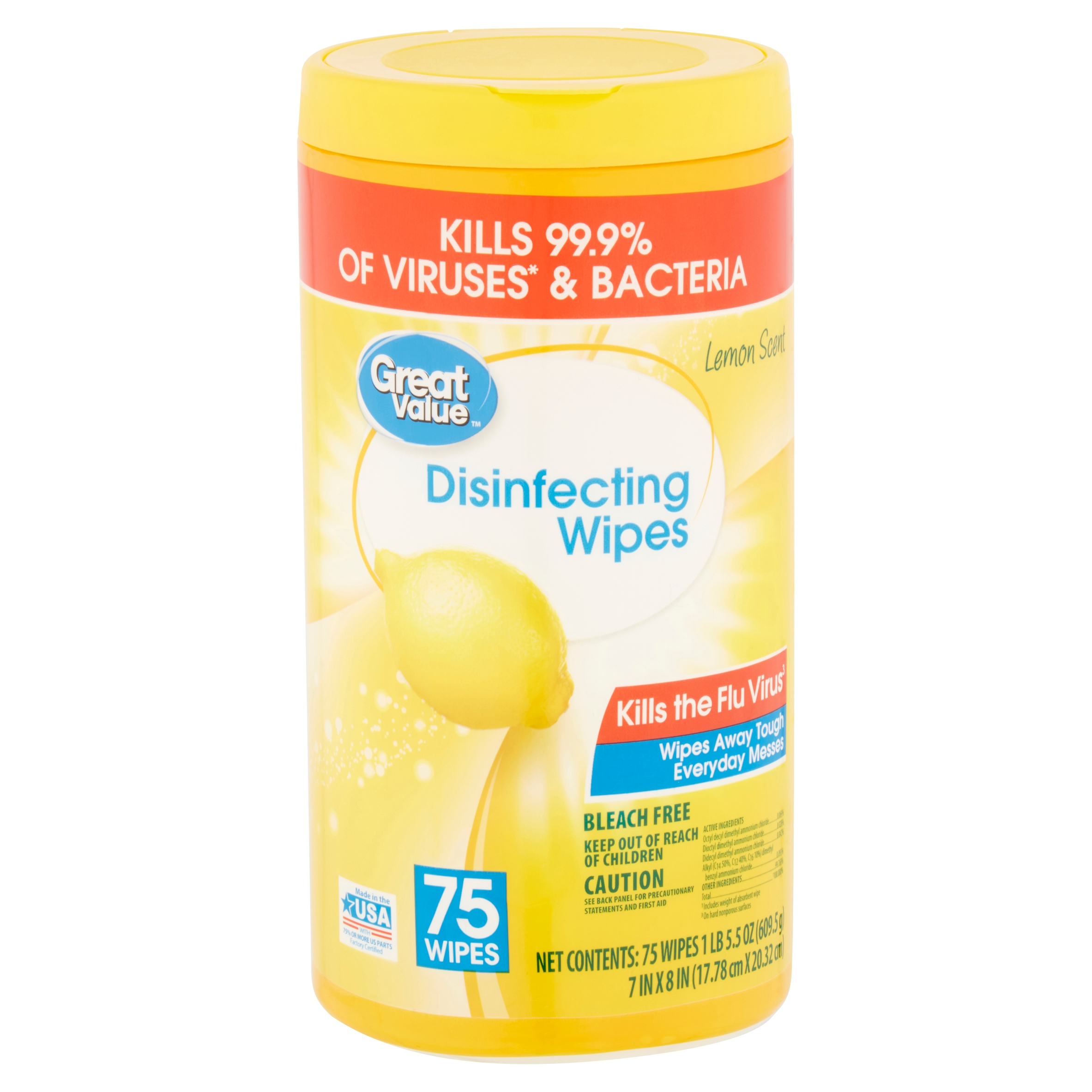Walmart Great Value Disinfecting Wipes 75 Ct 3 12 5 99 Next