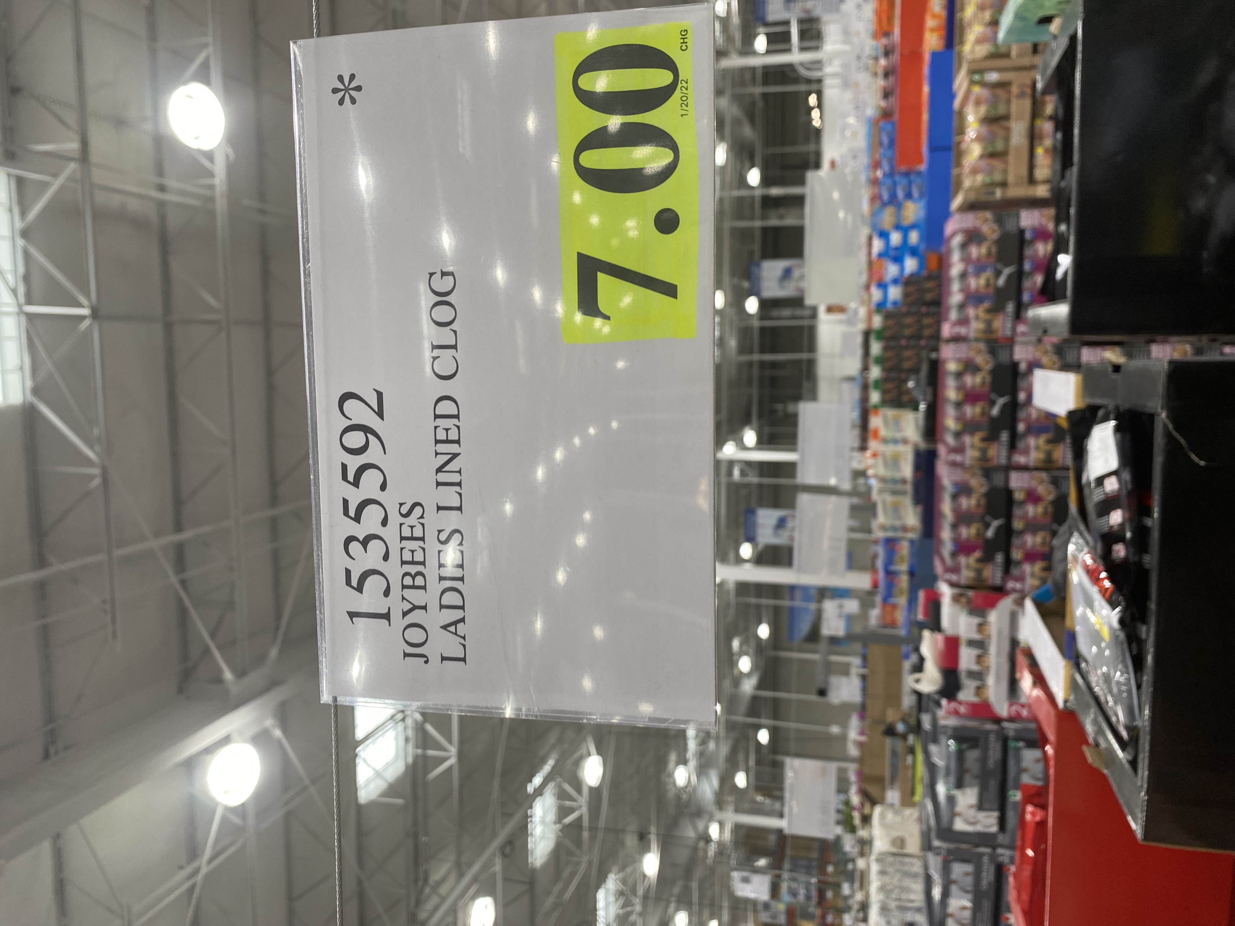 YMMV - Joybees Lined Clog - Costco - $7.00 in-store ($19.97 online)