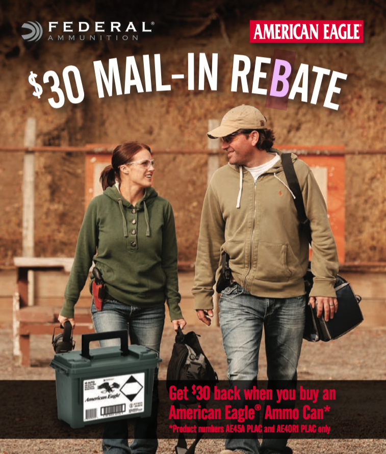 American Eagle Rebate >> 300 Rounds American Eagle Ammo W Can 45 Acp 79 99 American Eagle Rebate >> 300 Rounds American Eagle Ammo W Can 45 Acp 79 99