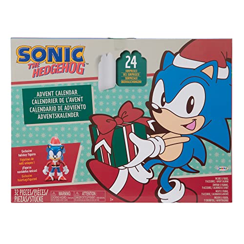 2022 Sonic The Hedgehog Advent Calendar w/ 24 Surprises & Exclusive Collectible 2.5" Holiday Action Figures $34.49 + Free Shipping