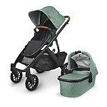 UppaBaby Vista V2 Baby Stroller (Green Mélange, Carbon, Saddle Leather) $750 + Free Shipping