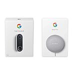 Google Nest Hello Doorbell and Nest Mini 2 Smart Home Bundle $95 + Free Shipping