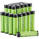 24-Pack Amazon Basics AAA 800mAh NiMH Rechargeable Batteries $13.70 w/ Subscribe &amp; Save