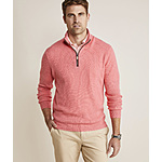 Vineyard Vines Men's Cashmere Fisherman Rib Quarter-Zip Sweater (Various Colors) $60 + Free Shipping on $125+