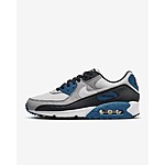Nike Men's Air Max 90 Shoes (Light Smoke Grey/Black/Industrial Blue/Summit White) $60.75 + Free Shipping