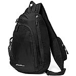 8-Liter Eddie Bauer Ripstop Shoulder Sling Pack (Black) $13.90