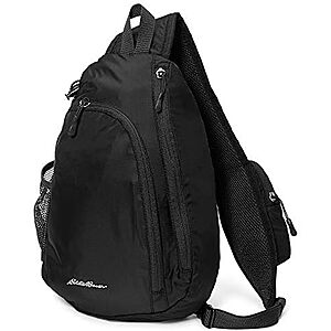 8-Liter Eddie Bauer Ripstop Shoulder Sling Pack (Black) $13.90 