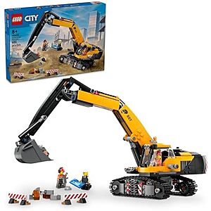 633-Piece LEGO City Construction Excavator Digger Building Set .40