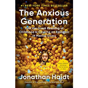 The Anxious Generation (Hardcover) $8.50 