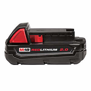 Milwaukee M18 REDLITHIUM 2.0Ah Compact Battery Pack (48-11-1820)  + Free Shipping on 0+