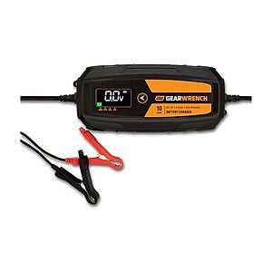 GEARWRENCH 10A 6V/12V Battery Charger & Maintainer (GWBC100) $36 + Free S&H w/ Amazon Prime