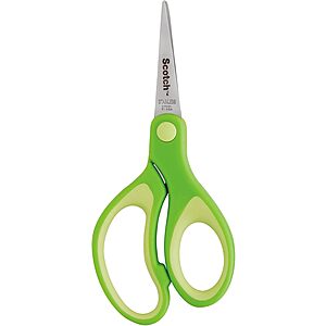 5" Scotch Kids Pointed Tip Scissors w/ Soft Touch