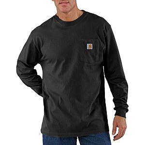 Carhartt Men's Dearborn Loose LS T-Shirt (Black) $16.40 
