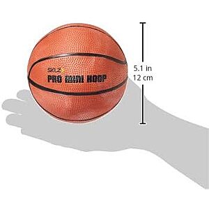 SKLZ 5" Pro Mini Hoop Rubber Basketball