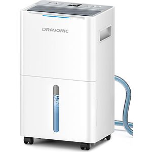 1500 Sq. Ft. 21-Pint Dravonic Dehumidifier w/ Drain Hose, 3 Modes & 24H Timer $88 + Free S&H