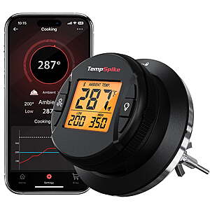 ThermoPro Universal Digital Square App-Connected Grill Thermometer $23