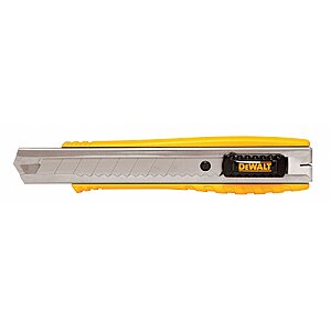 DeWALT 18mm Metal Body Snap-Off Utility Knife $7.25
