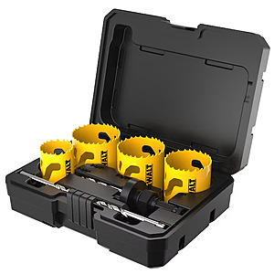 DeWALT 8-Pc Bi-metal Non-arbored Hole Saw Kit Set w/ Hard Case