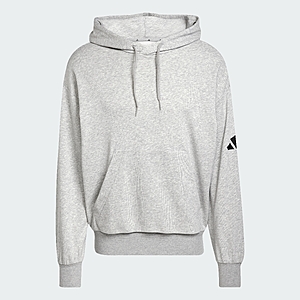 adidas Men's Essentials Loose-Fit 3 Bar Logo French Terry Hoodie $19.20 + Free S&H