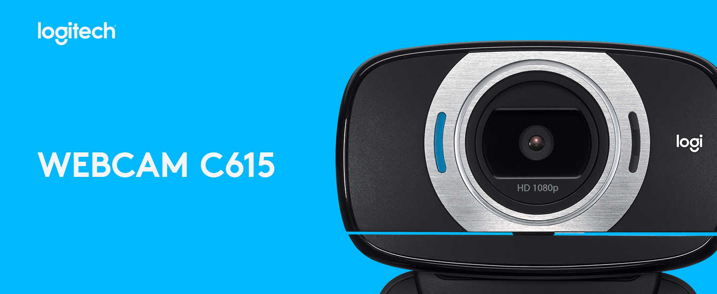 Logitech HD Webcam C615 w/ Fold-and-Go Design (Black) $30 + Free Shipping