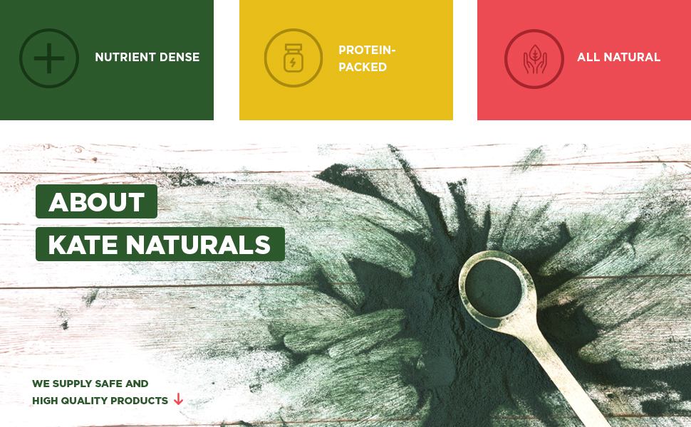 12-oz Kate Naturals Organic Spirulina Powder $10 + Free Shipping w/ Prime or on orders over $25