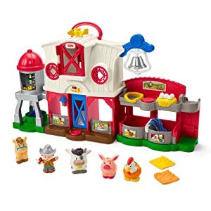 Fisher-Price Little People Caring For Animals Farm Playset w/ Lights & Sounds $28 + Free Shipping