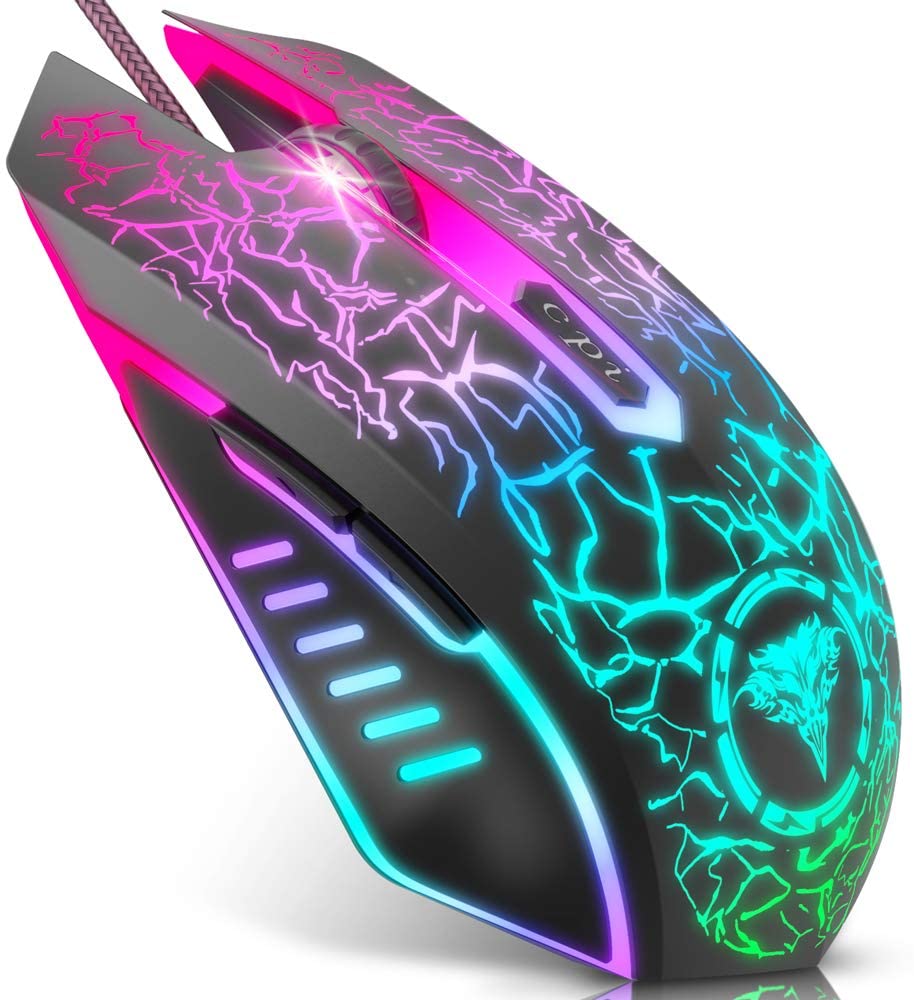 Bengoo Wired RGB Ergonomic Gaming Mouse $8.45 + Free Shipping w/ Prime or Orders $25