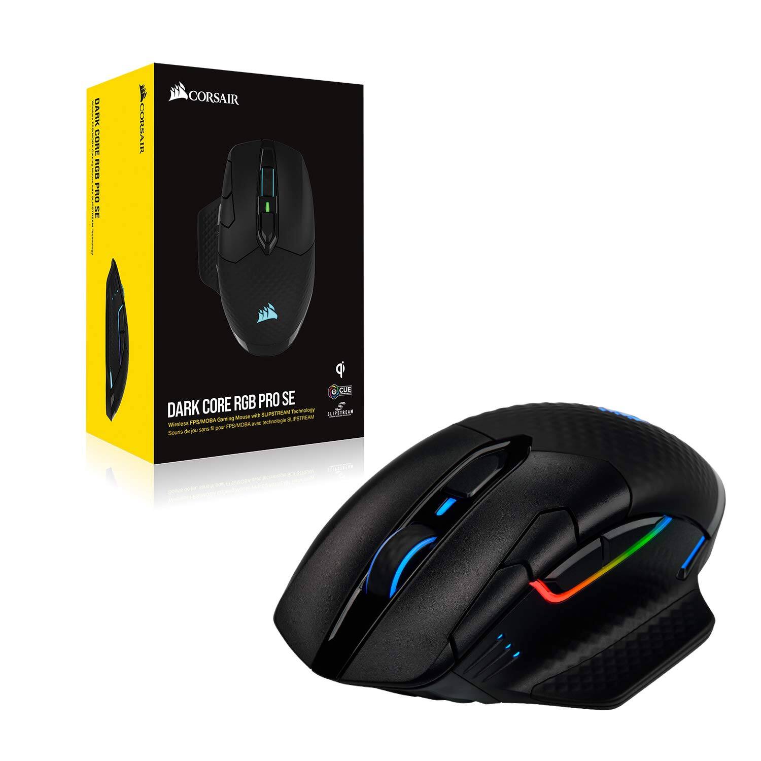 Corsair Dark Core RGB Pro SE Wireless Gaming Mouse w/ Qi Charging (Refurbished) $43 + Free Shipping