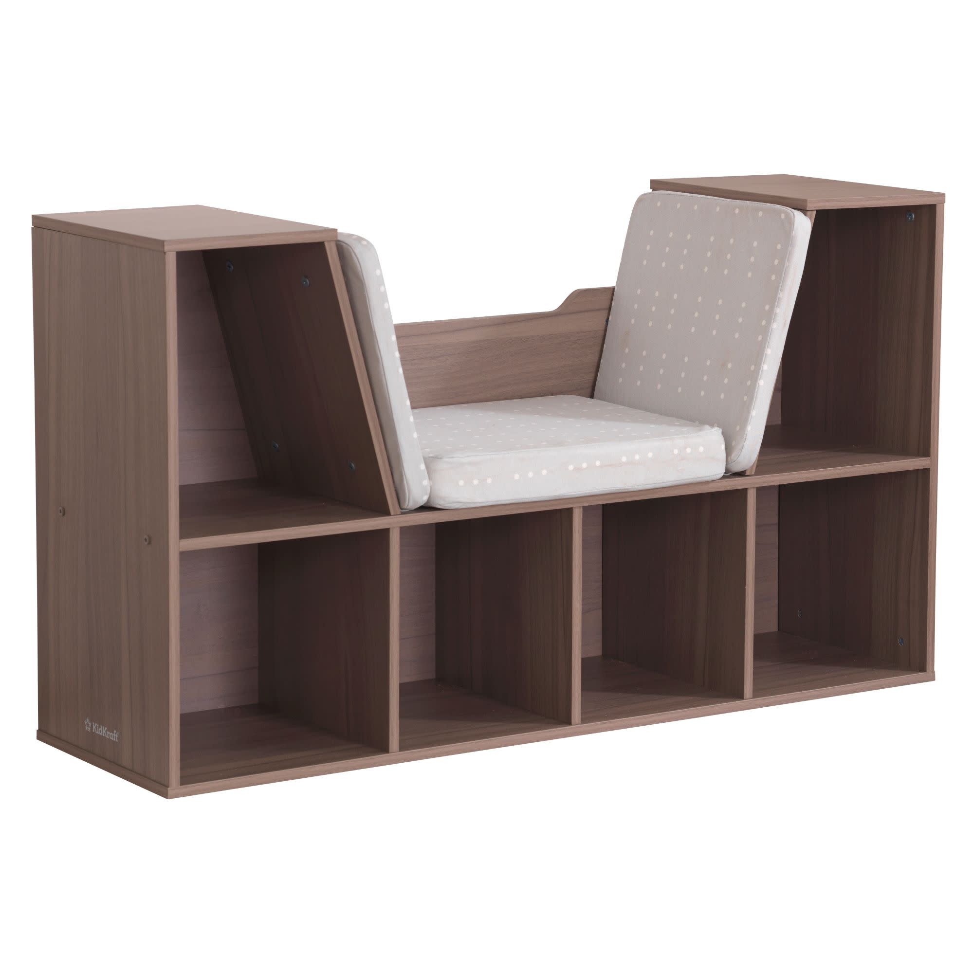 KidKraft 6-Shelf Wooden Bookcase w/ Reading Nook: Gray $70, Mint $73+ Free Shipping