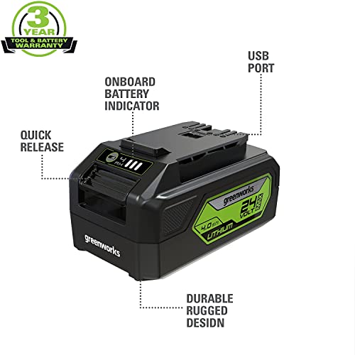 Greenworks 24V 4.0Ah Lithium-Ion Battery $51.99 + Free Shipping