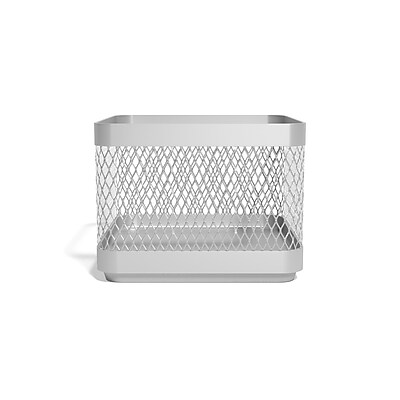 Staples TRU RED Stackable Wire Mesh Accessory Holder (Grey) $1.28 + Free Store Pickup at Staples