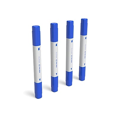4-PackTRU RED Tank Dry Erase Markers, Twin Tip (Blue) $1.32 + Free Store Pickup